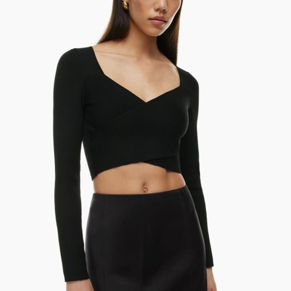 BNWT ARITZIA | Ten by Babaton Sculpt Knit Greek Longsleeve - Picture 2 of 2